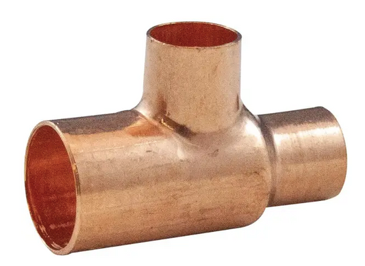 1-1/2" X 3/4" X 3/4" COPPER REDUCING TEE | Faucet Center