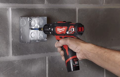 Milwaukee 2408-22 Cordless M12™ 3/8” Hammer Drill/Driver Kit Complete with Battery, Charger & Case