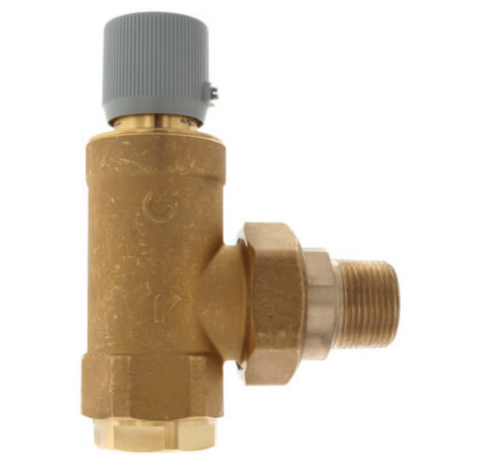 Caleffi 519600A - 1" Female NPT X 1" Male NPT Brass Series 519 Differential Pressure By-pass Valve | Plumbers Center