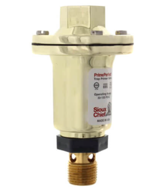 Sioux Chief 695-01 Automatic Trap Primer Valve, 250 Maximum Pressure, 1/2 " FIP Inlet X 1/2" MIP Outlet 