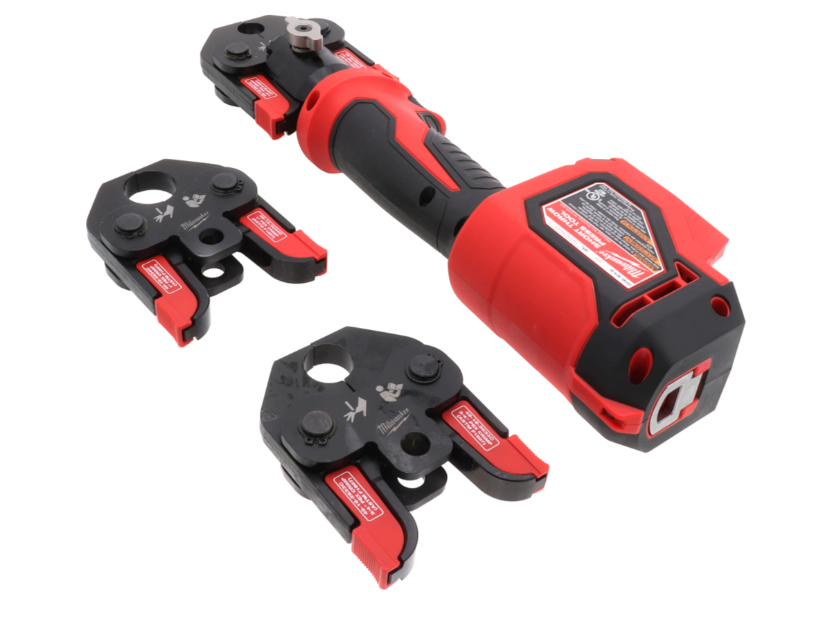 Milwaukee 2674-22C Cordless M18 Short Throw Press Tool Kit with PEX 1/2", 3/4" and 1" Crimp Jaws