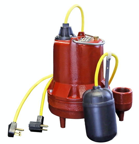 Liberty Pumps HT41A 4/10 HP Automatic High Temperature Submersible Sump Pump, 1 Phase, 115 Volts, 10' Power Cord, 1-1/2" FNPT Discharge | Plumbers Center