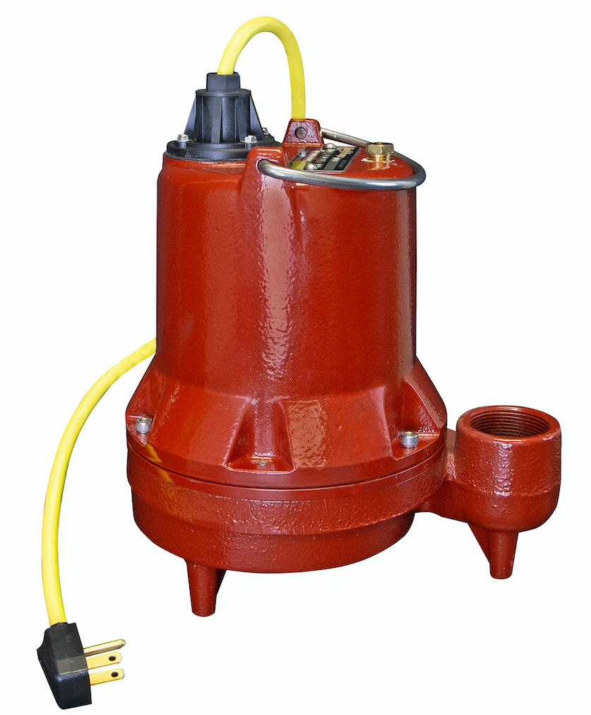 Liberty Pumps HT41M 4/10 HP Manual High Temperature Submersible Sump Pump, 1 Phase, 115 Volts, 10' Power Cord, 1-1/2" FNPT Discharge | Plumbers Center