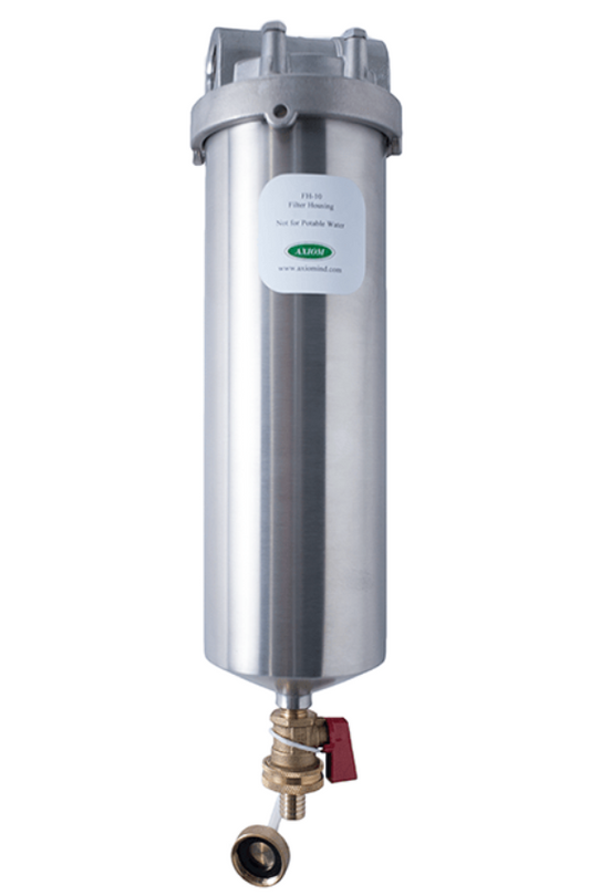 Axiom FH-10 3/4" Stainless Steel Filter Housing (10" Filter) | Plumbers Center