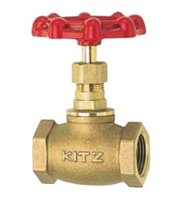 Kitz 17-1/2 - 1/2" NPT Bronze Globe Valve 300 PSI with Threaded Ends | Plumbers Center