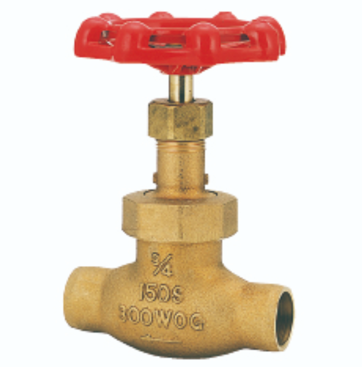 Kitz 10-1-1/4 - 1-1/4" CXC Rising Stem Cast Bronze Globe Valve, Class 150 PSI, with Copper Ends | Plumbers Center