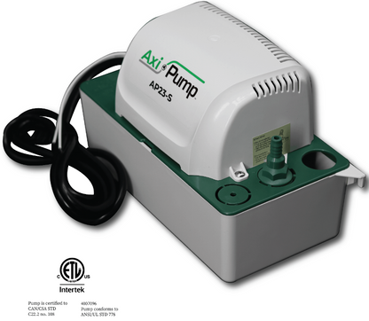 Axiom AP23-S Condensate Pump with Thermal Safety Switch and High-Level Safety Switch