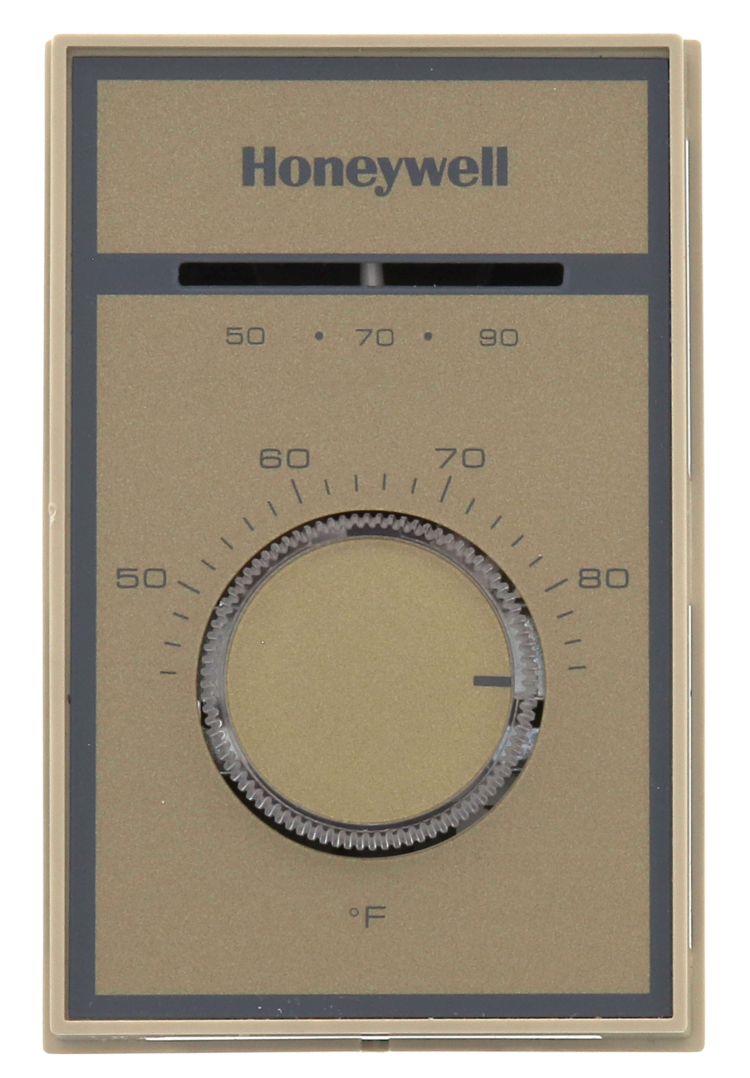 Honeywell T651A3018 Non-Programmable Medium Duty Line Voltage Thermostat, 44-86F