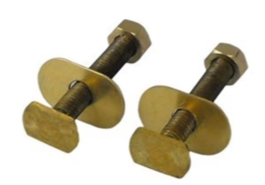 Lyncar 82R Brass Closet Bolts Set (Pair).