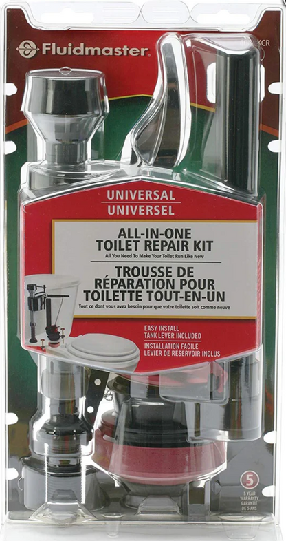 Fluidmaster 400AKCRP2 Universal All-in-One Toilet Repair Kit (Complete)