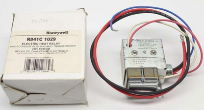 Honeywell Home R841C1029 Relay for Electric Heaters, with SPST Switching, 240V