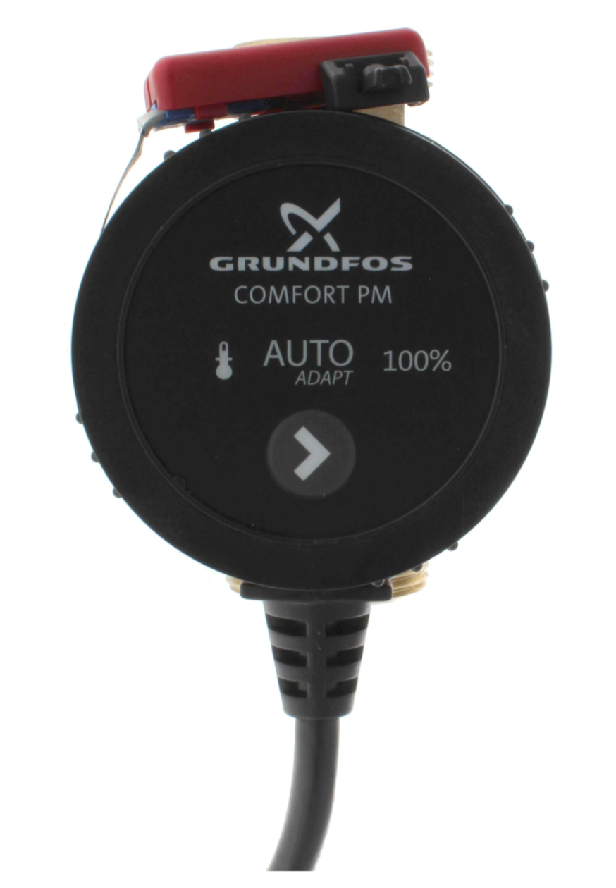 Grundfos 98420224 - UP10-16APMBU/LC Comfort Circulator Pump with Auto Adapt & Line Cord, 115V, 145 Max PSI, 1-1/4" Union