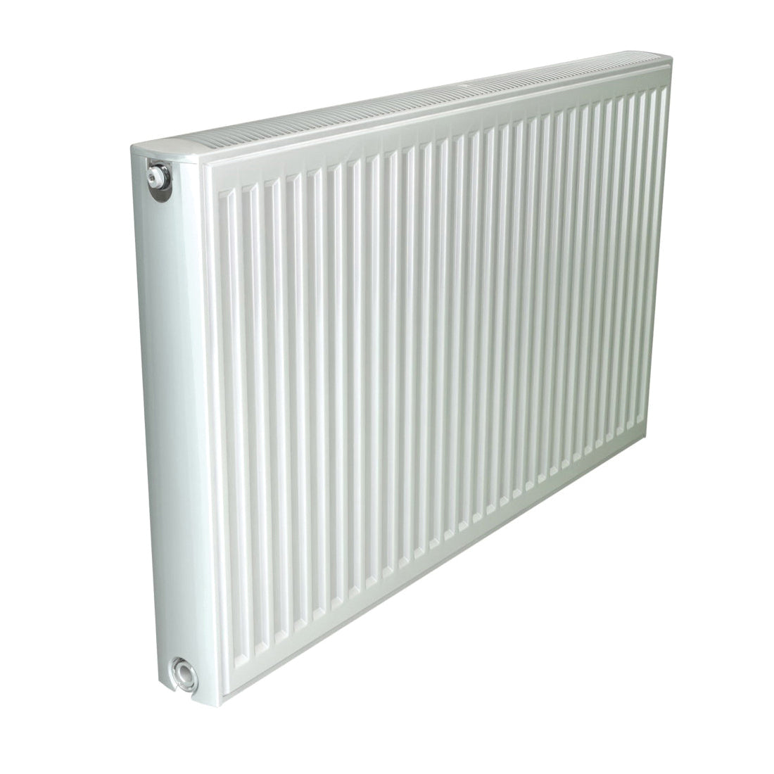 Stelrad K1-12-20 Single Panel Softline Compact Radiator, 12" X 20", White