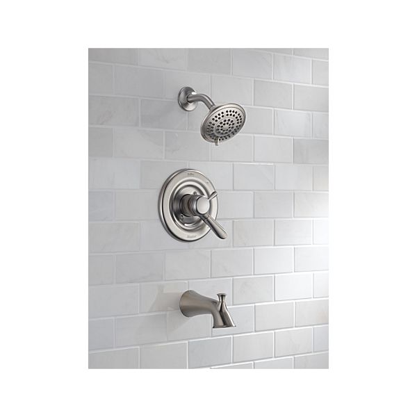 Delta T17438-SS Lahara Monitor 17 Series Tub and Shower Trim in Stainless 