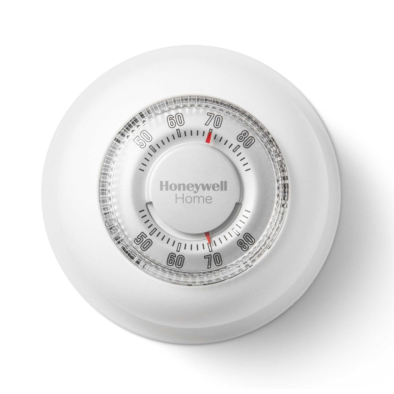 Honeywell Home T87K1007 Round Non-Programmable Mechanical Thermostat with Fahrenheit Plate, Heat Only | Plumbers Center