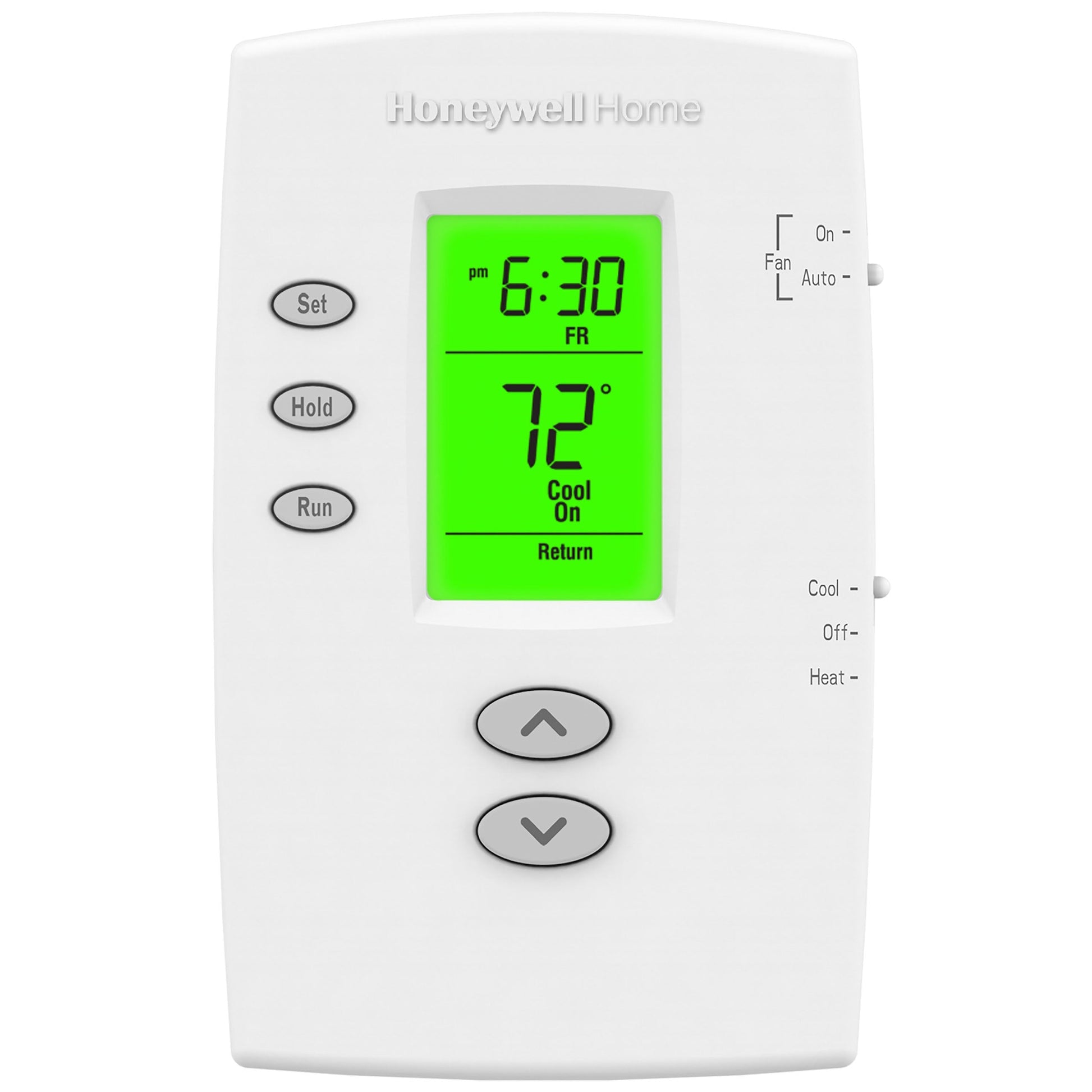 Resideo Honeywell Home TH2110DV1008/U Pro 2000 Vertical Programmable Thermostat in white for simple temperature control 