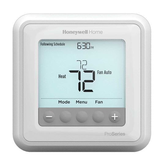 Honeywell Home TH6210U2001/U T6 Pro Programmable Thermostat for 2 Heat/1 Cool Heat Pumps or 1 Heat/1 Cool Conventional Systems | Plumbers Center