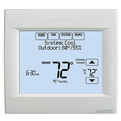 Honeywell Home TH8321WF1001 Wi-Fi VisionPRO® 8000 Programmable Thermostat, Stages up to 3 Heat / 2 Cool | Plumbers Center