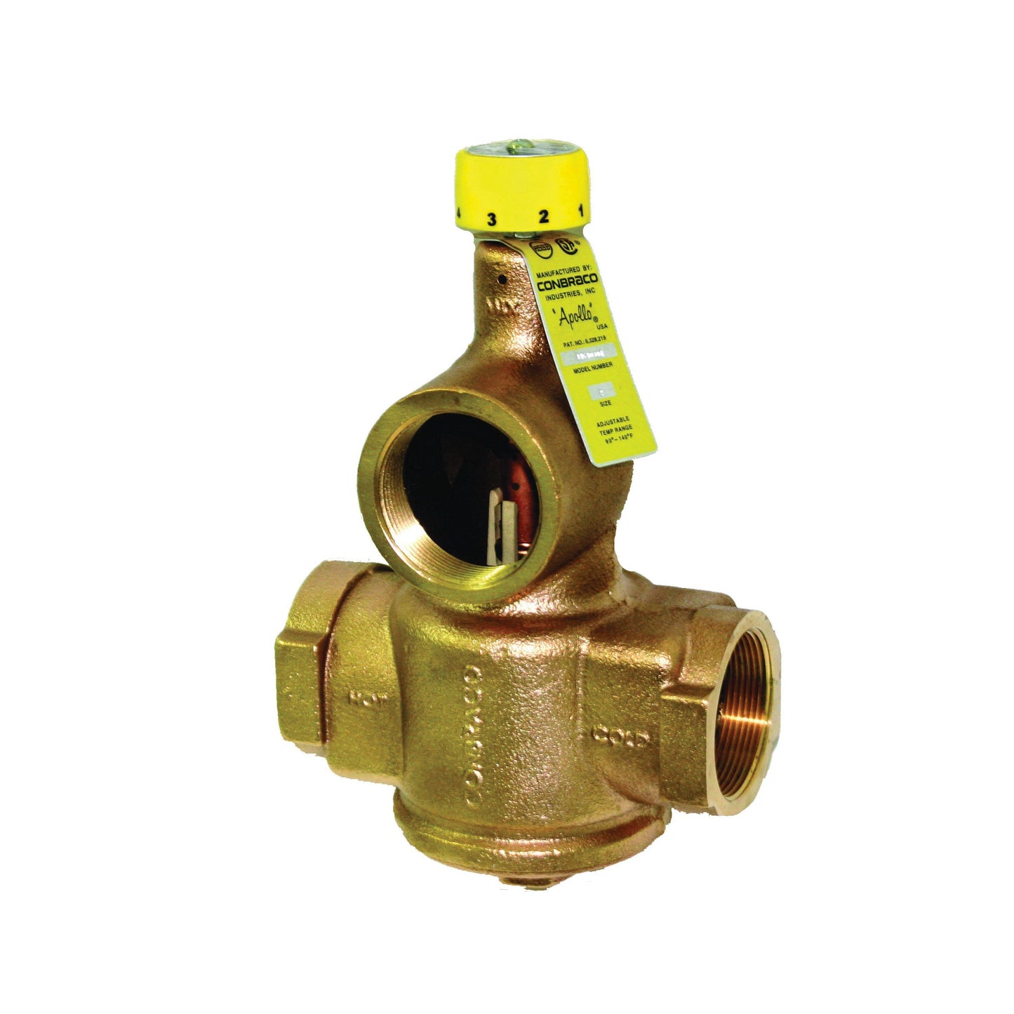 Apollo Valves 34C-105-H1 1"FNPT MVC Commercial High Capacity High Temperature Mixing Valve, 150 PSI, 180°F Maximum Temperature | Plumbers Center