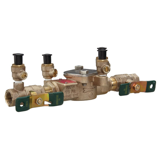 Watts 0063230 - LF007-QT-1/2 - 1/2" DCVA Double Check Valve Backflow Preventer Assembly, Quarter Turn Shutoff, Single Top Entry - Lead Free