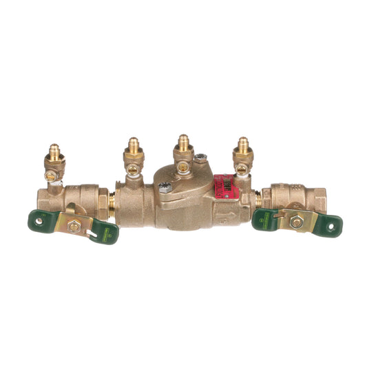 Watts 0063231 - LF007M3-QT-3/4 - 3/4" DCVA Double Check Valve Backflow Preventer Assembly with Quarter Turn Shutoff, Single Top Entry - Lead Free