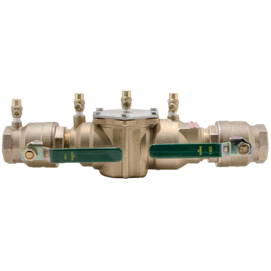 Watts 0063235 - LF007M1-QT-2 - 2" DCVA Double Check Valve Backflow Preventer Assembly with Quarter Turn Shutoff, Single Top Entry - Lead Free
