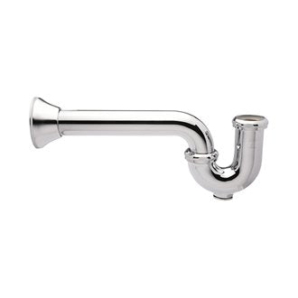 Zurn Z8702-9BD-PC 1-1/2" Chrome P-Trap with Clean Out and Wall Bend 