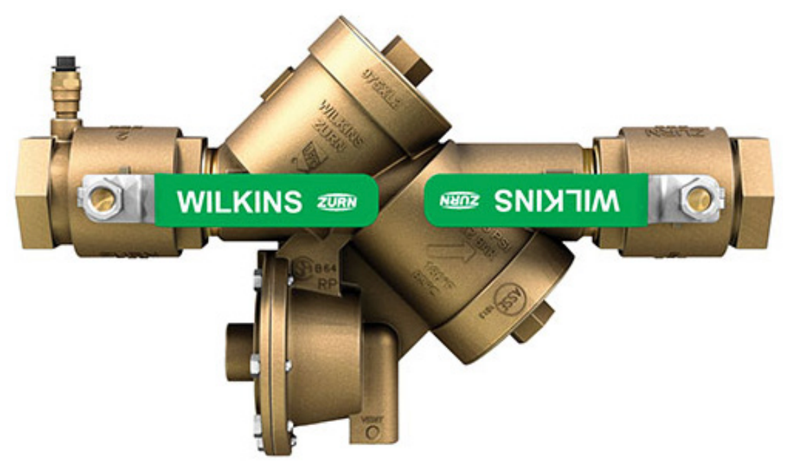Zurn Wilkins 3/8-975XL2 - 3/8" Reduced Pressure Principle Assembly Backflow Preventer for Potable Water Applications - Lead Free