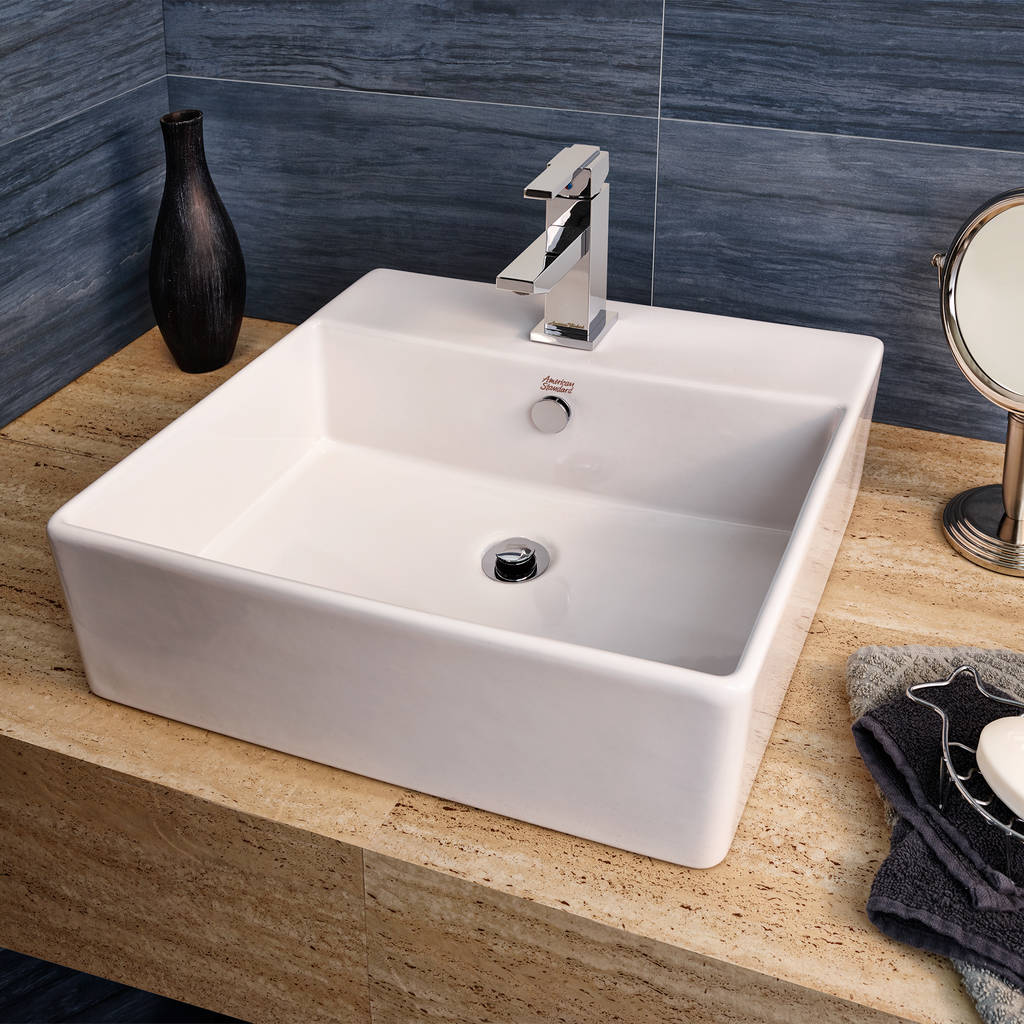 American Standard 0552001.020 Loft Above Counter Bathroom Vessel Sink with Single Hole - White | Plumbers Center