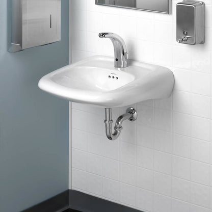 American Standard 0955001EC.020 Murro Universal EverClean Wall-Hung Bathroom Sink, Single Hole, ADA Compliant, White | Plumbers Center