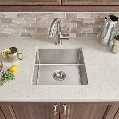 American Standard 18SB8171700.075 Pekoe 17x17 Single Bowl Under-mount Kitchen Sink in Stainless Steel finish | Plumbers Center