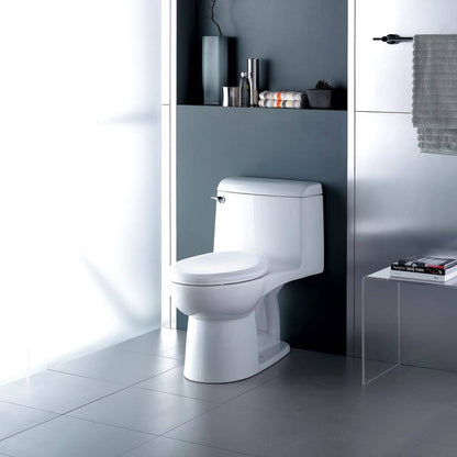 American Standard 2034314.020 Champion 4 Elongated Right Height One-Piece Toilet 1.6 GPF with Seat in White 