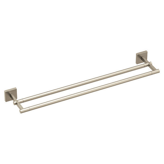 Moen BP1822BN - Triva 24" Double Towel Bar, Brushed Nickel 