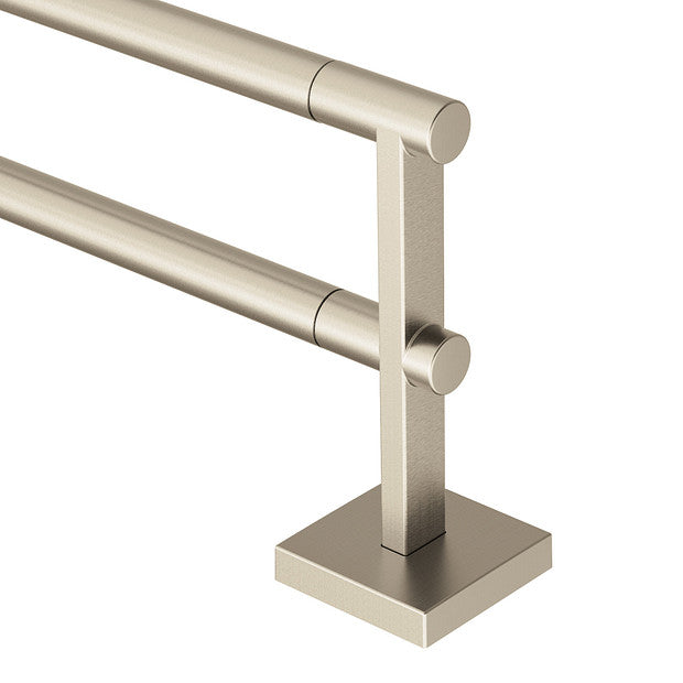 Moen BP1822BN - Triva 24" Double Towel Bar, Brushed Nickel 