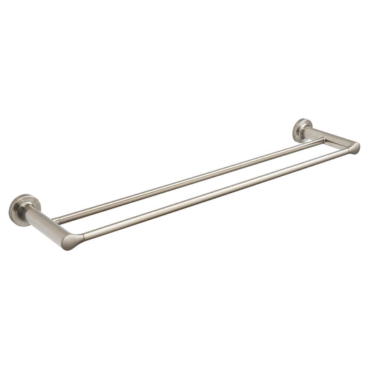 American Standard  7105224.295 Studio S 24-Inch Double Towel Bar, Brushed Nickel | Plumbers Center