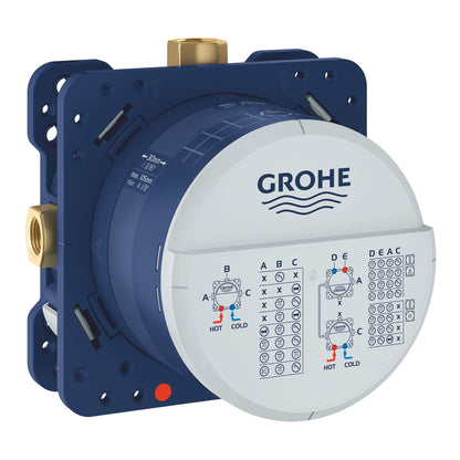 GROHE 35601000 - Rapido Smartbox Universal Rough-in Box with 1/2" Female NPT Outlets & Inlets | Plumbers Center