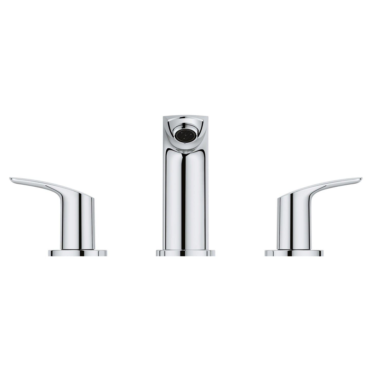 GROHE 20294003 EUROSMART 8-INCH WIDESPREAD 2-HANDLE BATHROOM FAUCET, 1.2 GPM, STARLIGHT CHROME 