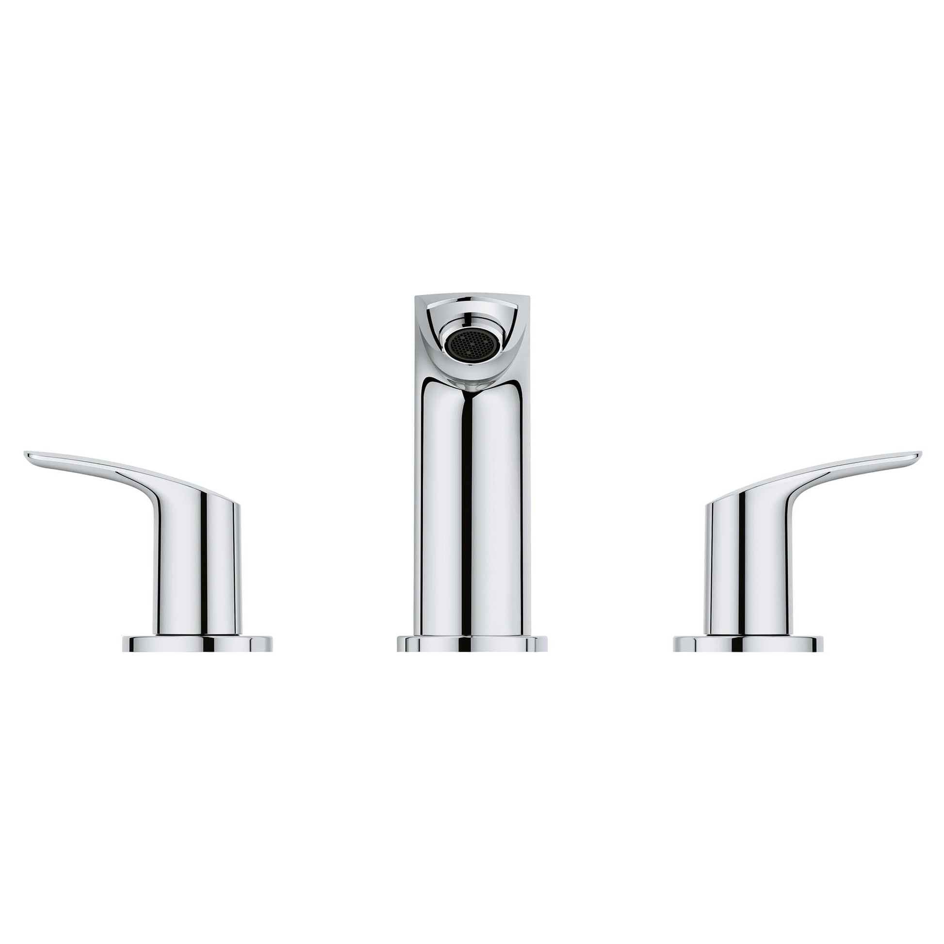 GROHE 20294003 EUROSMART 8-INCH WIDESPREAD 2-HANDLE BATHROOM FAUCET, 1.2 GPM, STARLIGHT CHROME 