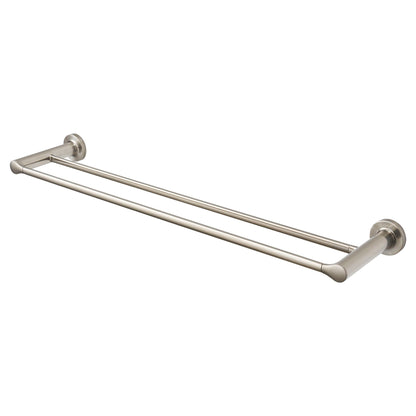 American Standard 7105224.295 Studio S 24-Inch Double Towel Bar, Brushed Nickel 