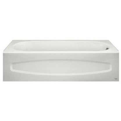 American Standard 0182000.020 Colony 5x30 Inch Integral Apron Bathtub Above Floor Rough with Right-Hand Outlet, White | Plumbers Center