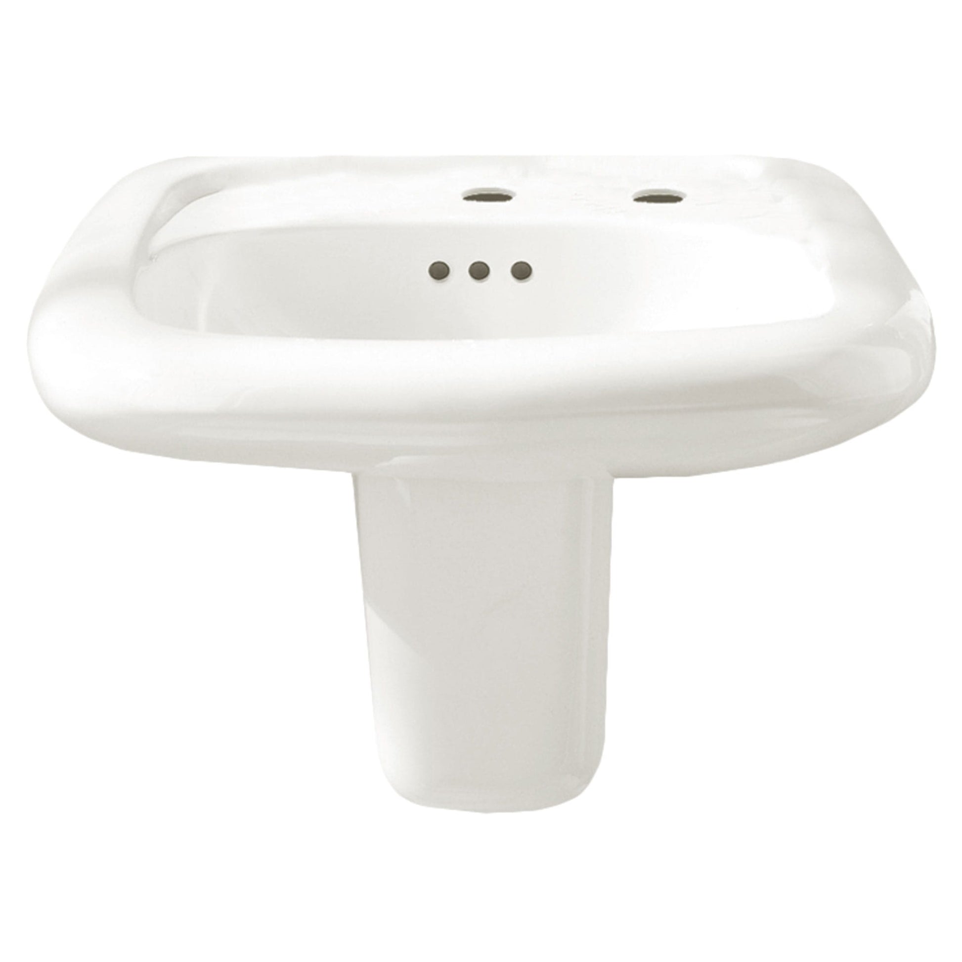 American Standard 0955123EC.020 Murro Wall-Hung Bathroom Sink EverClean With Center Hole Only and Extra Right-Hand Hole, ADA Compliant, White | Plumbers Center