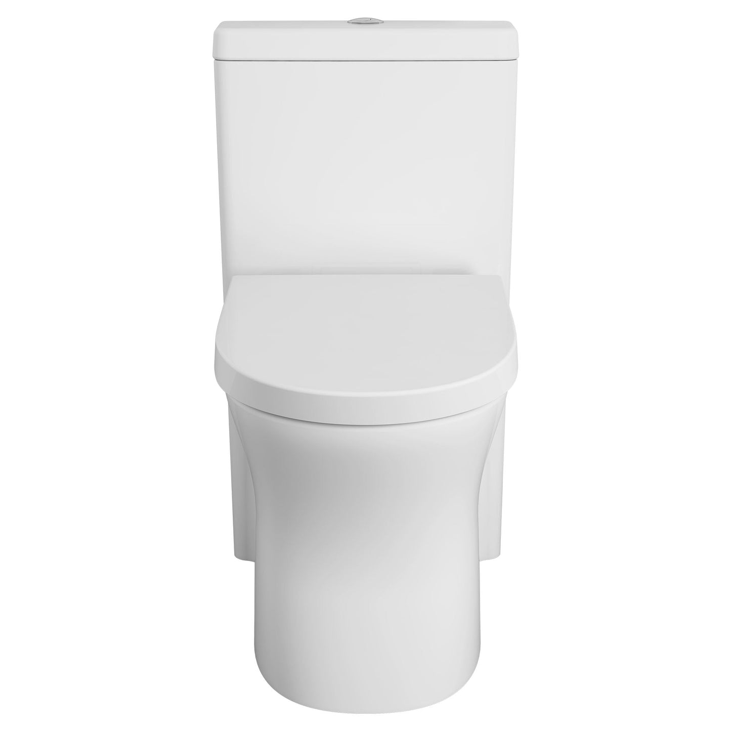 American Standard 752CA200.020 Universal Cosette One-Piece Dual Flush 1.28 gpf/4.8 Lpf and 0.92 gpf/3.5 Lpf Standard Height Elongated Complete Toilet With Seat, White