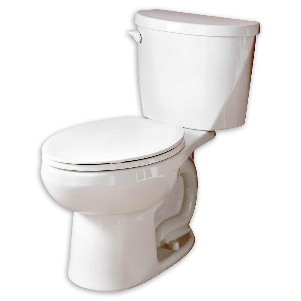 American Standard 2752128.020 Evolution 2 Two-Piece Toilet, 1.28 GPF/4.8 LPF, Standard Height Round Front Toilet, White(Less Seat) 