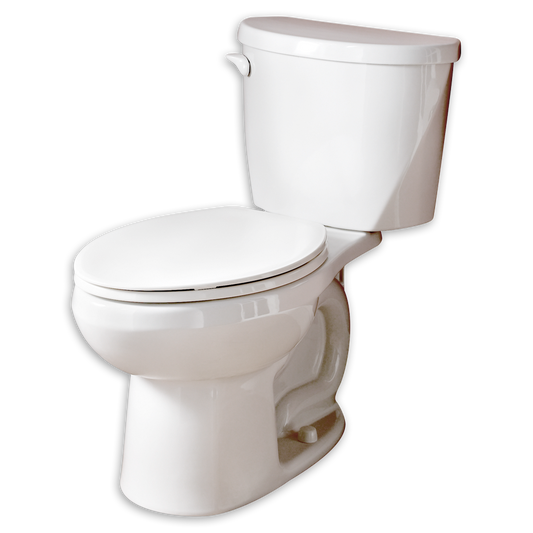 American Standard 2752128.020 Evolution 2 Two-Piece Toilet, 1.28 GPF/4.8 LPF, Standard Height Round Front Toilet, White(Less Seat) 