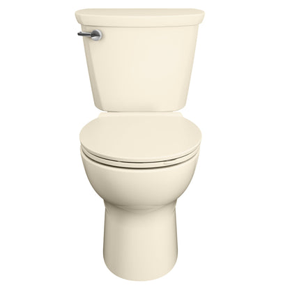 American Standard 215DA004.021 Cadet PRO Two-Piece Toilet, 1.6 GPF/6.0 LPF, Standard Height Round Front Toilet, Bone (Less Seat)