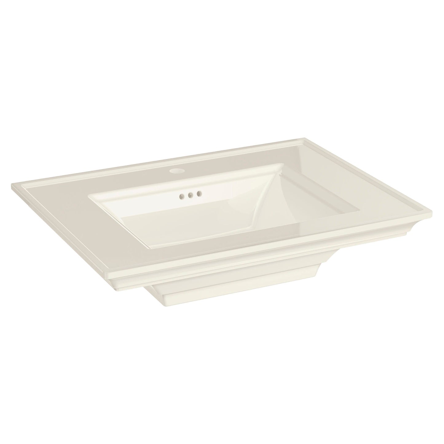 American Standard 0297001.222 Town Square S Center Hole Only Pedestal Sink Top Only, Linen | Plumbers Center