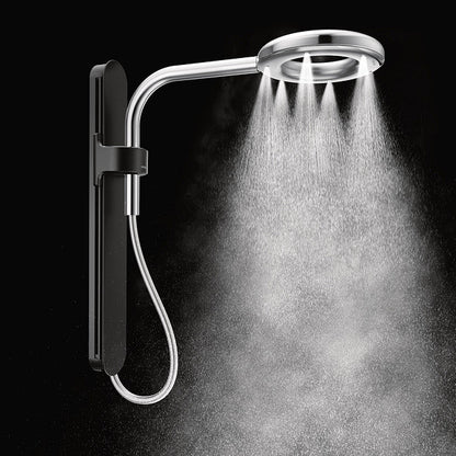 Moen N207R0BLC Nebia By Moen™ 1-Function 7.9" Diameter Spray Head Rainshower Shower Head with Sliding Arm in Matte Black/Chrome