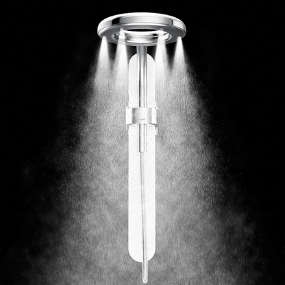 Moen N207R0CH Nebia By Moen™ 1-Function 7.9" Diameter Spray Head Rainshower Shower Head with Sliding Arm in Chrome