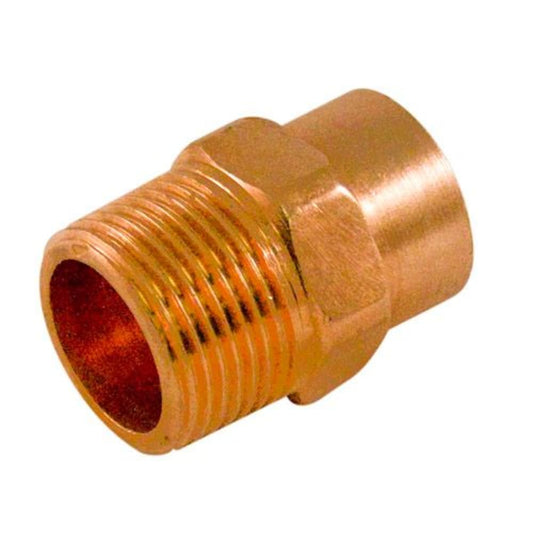 1/2"COP X 1/2" MIP - 1/2" Copper X 1/2" Male MIP Fitting Adapter