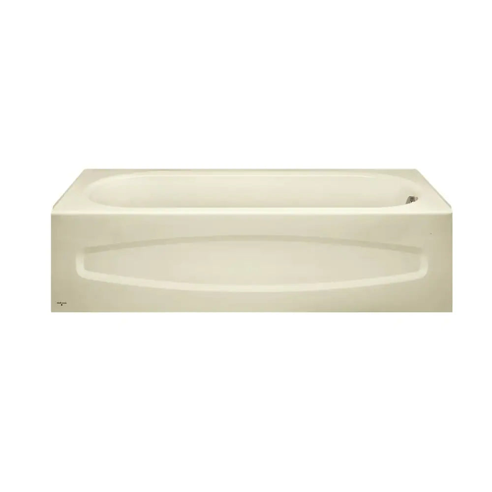 American Standard 0182000.021 Colony 5x30 Inch Integral Apron Bathtub Above Floor Rough with Right-Hand Outlet, Bone